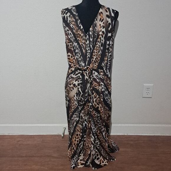 NWT KOBI HALPERIN 100% silk long large dress, $498.00 - Picture 1 of 8